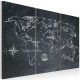 Canvas Print - Travel broadens the mind - triptych