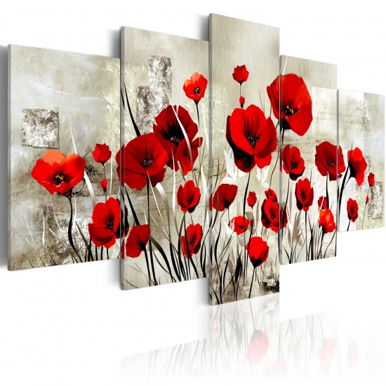 Canvas Print - Scarlet Field