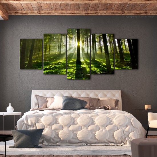 Canvas Print - Peace of Mind (5 Parts) Wide