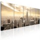 Canvas Print - New York: View on Manhattan