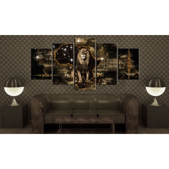 Canvas Print - Golden Lion