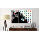 Canvas Print - The Thinker Monkey by Banksy