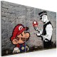 Canvas Print - Super Mario Mushroom Cop by Banksy