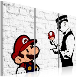 Canvas Print - Mario Bros (Banksy)