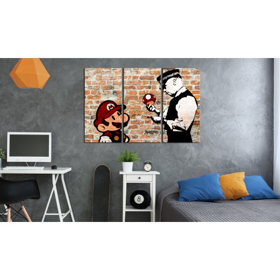 Canvas Print - Caught Mario