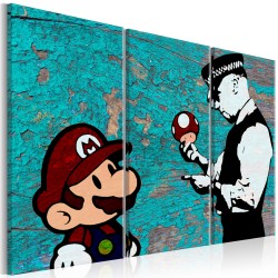 Canvas Print - Banksy: Cracked Paint