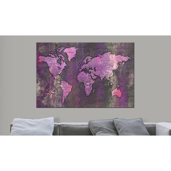 Canvas Print - Amethyst Map