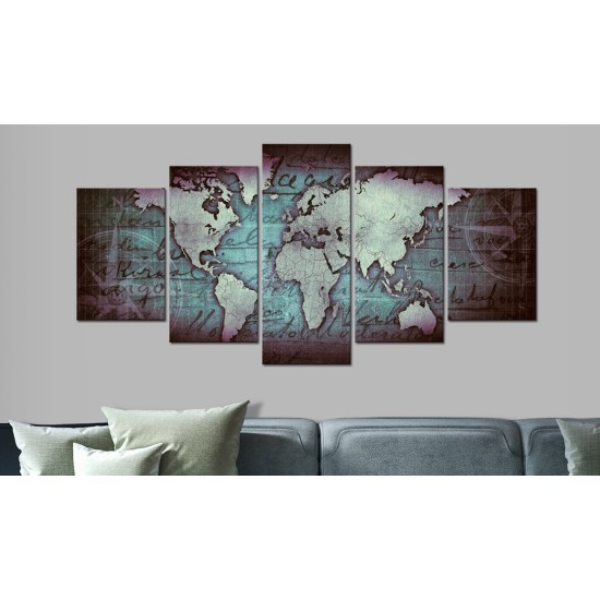 Canvas Print - Sapphire Map