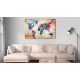 Canvas Print - World Map: Urban Style