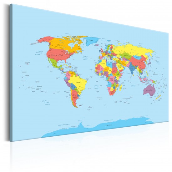 Canvas Print - Rainbow Geography