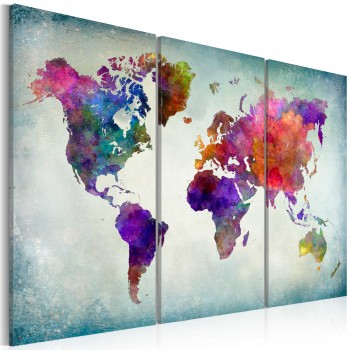 Canvas Print - World in Colors