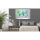 Canvas Print - World Map: Green Paradise