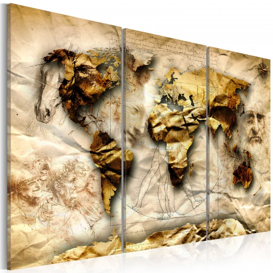 Canvas Print - Anatomy of the World